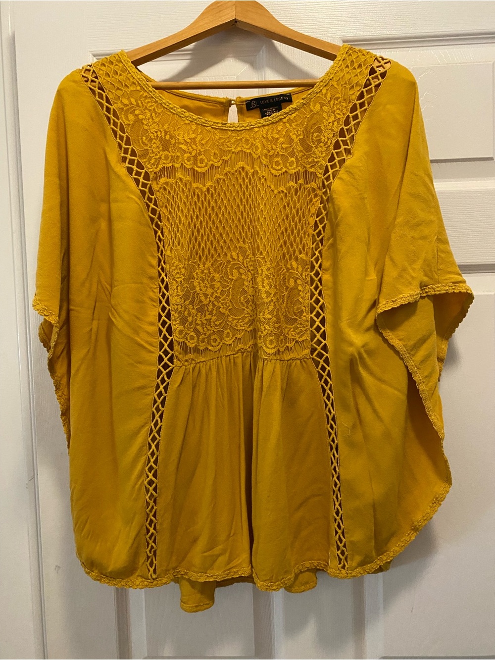 Women’s Mustard Yellow Tunic Top
